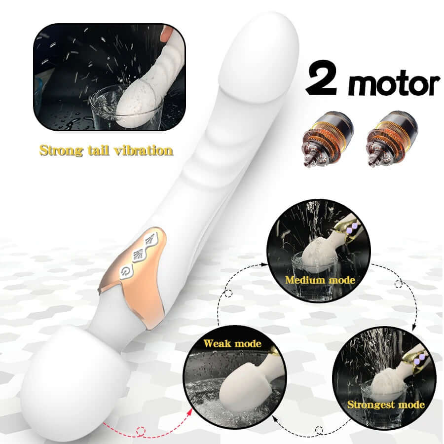 Powerful Vibrator Dildos Wand for Women 10 Modes Clitoris Stimulator G Spot Vagina Massager Adult Sex Toys for Woman