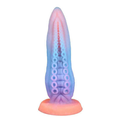 Luminous Color Mixing Simulation Dildo Octopus Tentacle Oversized Vestibule Anal Plug Fake Penis Men/Women Masturbation Sex Toys