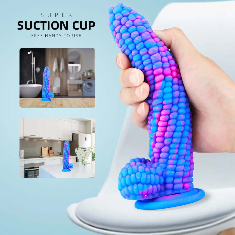 Female Masturbation Stick Abnormity Liquid Silicone Dildo Abnormal Corn Simulation Penis Simulation Gun Machine 18 Adult Sex Toy