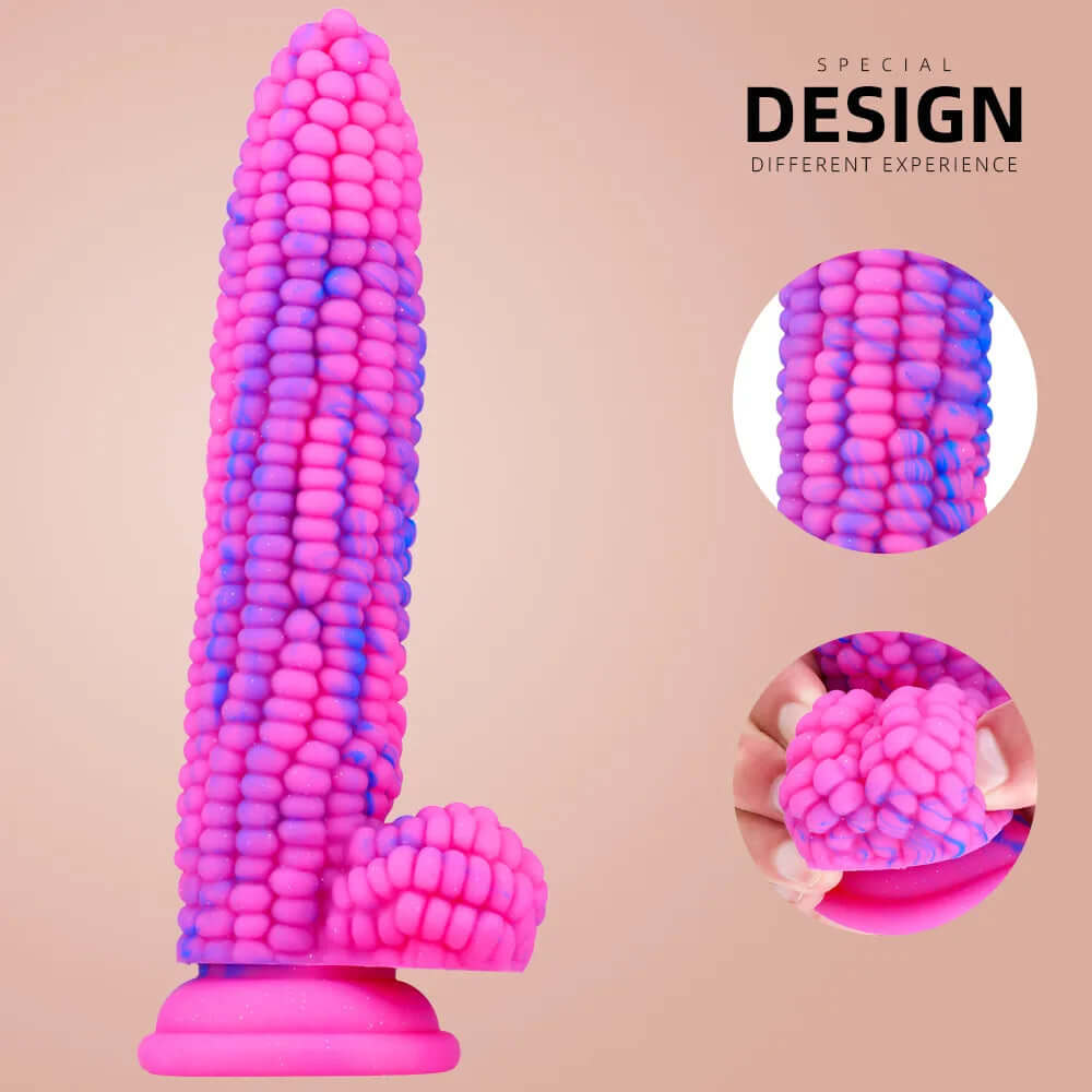 Female Masturbation Stick Abnormity Liquid Silicone Dildo Abnormal Corn Simulation Penis Simulation Gun Machine 18 Adult Sex Toy