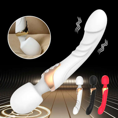 Powerful Vibrator Dildos Wand for Women 10 Modes Clitoris Stimulator G Spot Vagina Massager Adult Sex Toys for Woman