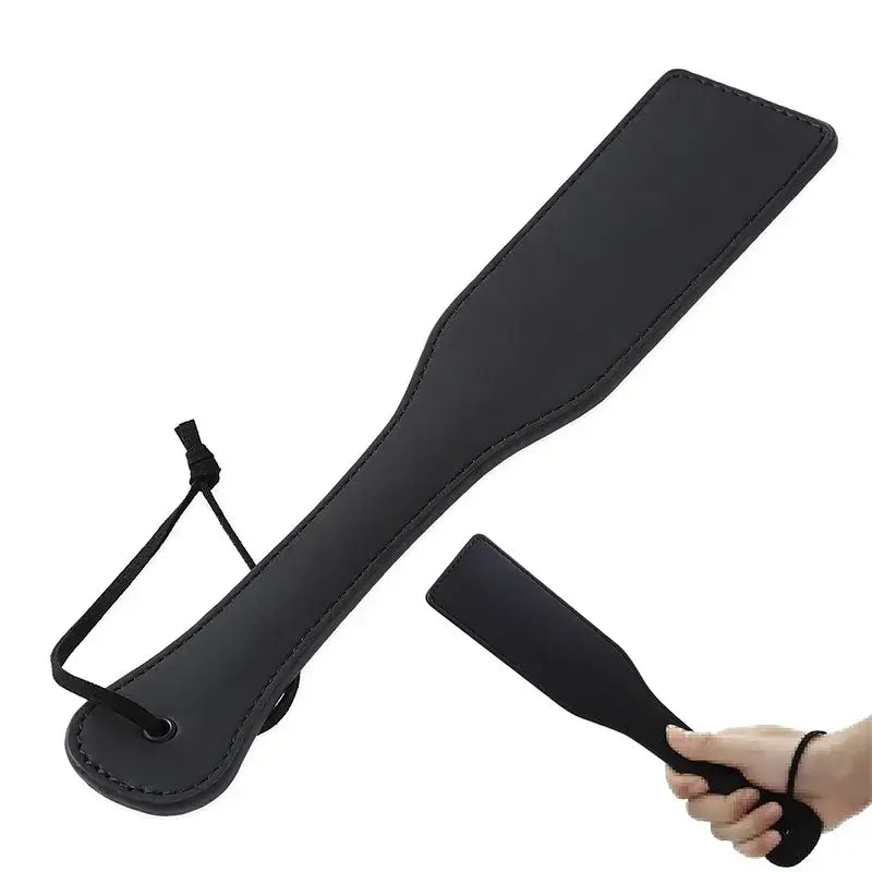 Black Harness Spank Paddle Beat Fetish BDSM Submissive Slave Adult Games Flogger Gear Flogger Slapper Paddle Whip Sex Toys Flirt