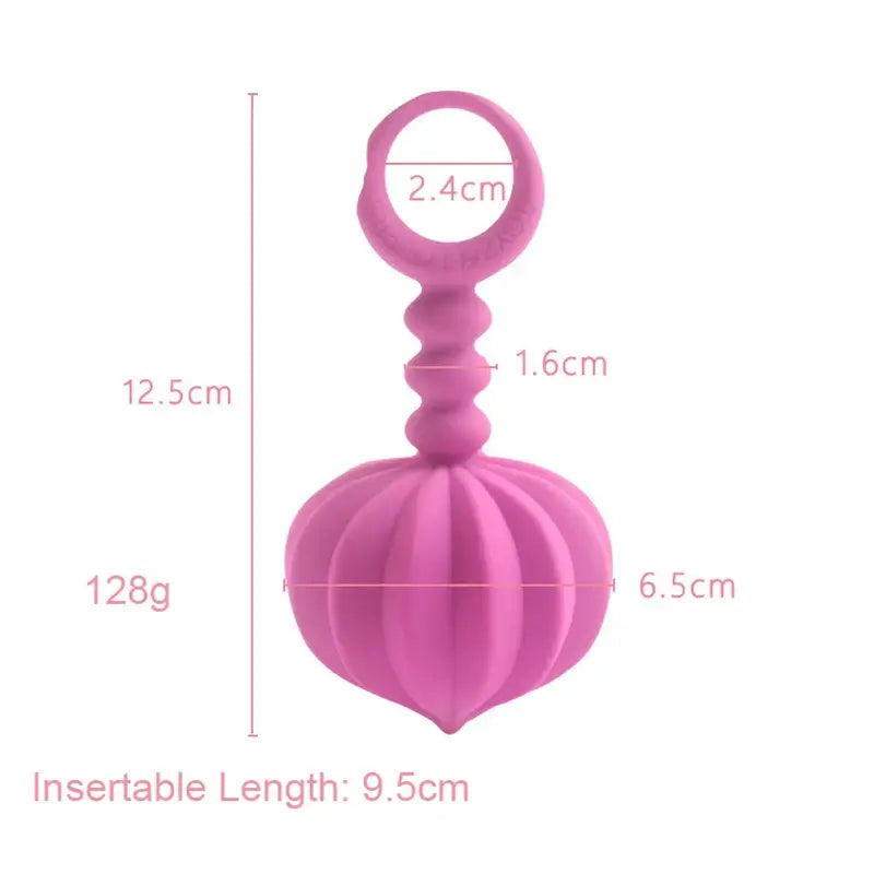 Huge Anal Ball Butt Plug Silicone Flexible Big Anal Beads Sex Toys Stopper Finger Loop Unisex Sex Toys for Women Anal Pleasure