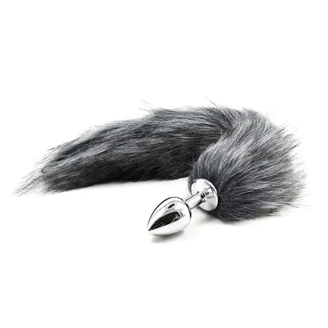 Metal Plush Rabbit Fox Tail Anal Plug Prostate Massager Butt Plug Rabbit Ear BDSM Sex Toys for Women Adult Sex Game