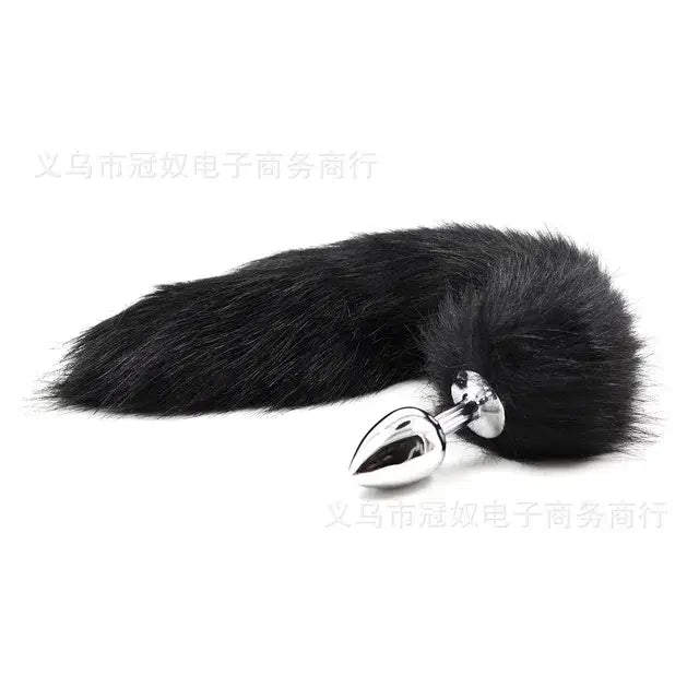 Metal Plush Rabbit Fox Tail Anal Plug Prostate Massager Butt Plug Rabbit Ear BDSM Sex Toys for Women Adult Sex Game