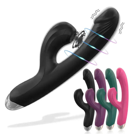 Rabbit Sucker G Spot Vibrator for Women 20 Powerful Modes Clit Vagina Stimulator Anal Plug Dildo Sex Toy Female Goods for Adults