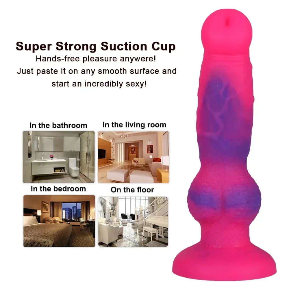 Realistic Dog Dildo Simulation Penis Animal Dildo Anal with Suction Cup Adult Toy Cheap Sex Toy for Woman Lesbian Strapon Dildo