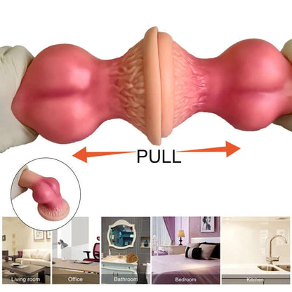 Realistic Huge Dog Dildo Anal Knot Penis Adult Toys for Men Women Sex Toys Suction Cup Monster Dildio for Women Animal Dildo