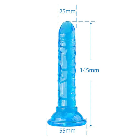 Realistic Penis Dildo Strong Suction Cup Soft Crystal Jelly Dildo Sex Toys for Woman Fake Dick Big Penis Anal Butt Plug Sex Shop