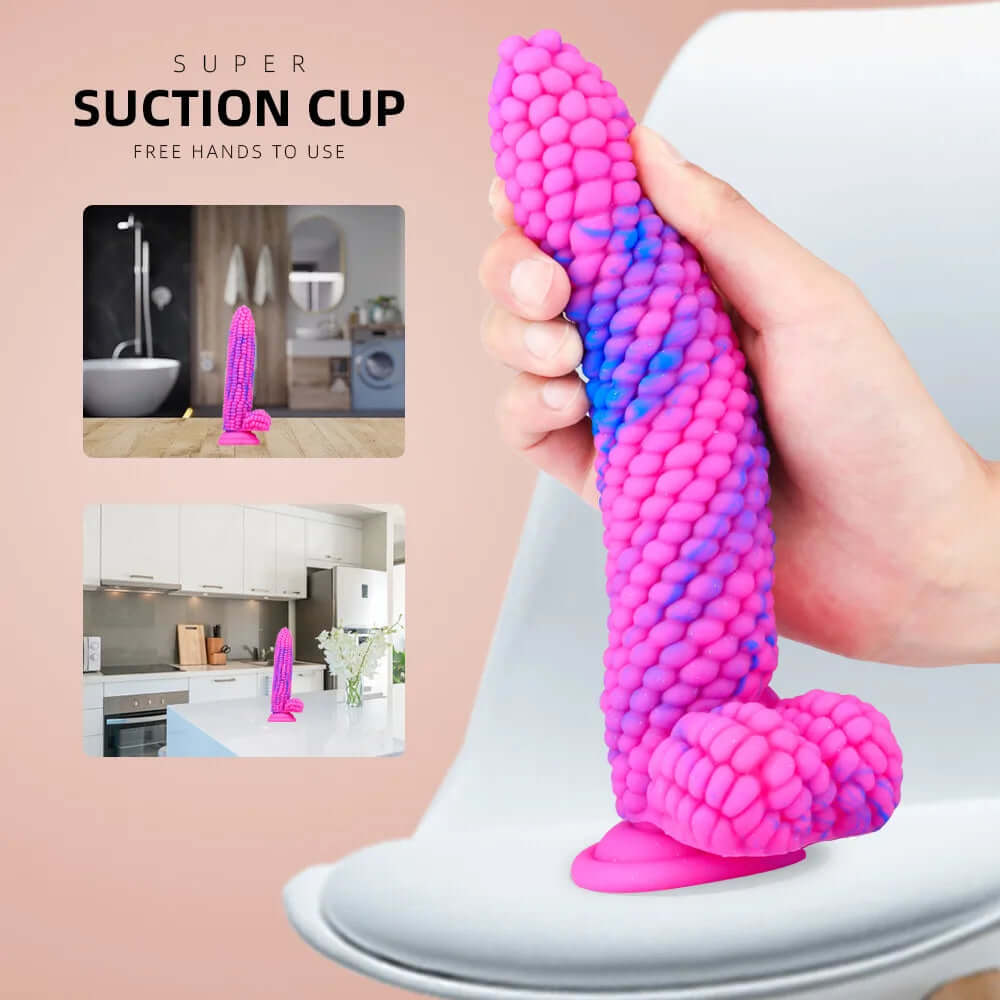 Female Masturbation Stick Abnormity Liquid Silicone Dildo Abnormal Corn Simulation Penis Simulation Gun Machine 18 Adult Sex Toy