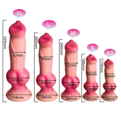 Realistic Huge Dog Dildo Anal Knot Penis Adult Toys for Men Women Sex Toys Suction Cup Monster Dildio for Women Animal Dildo